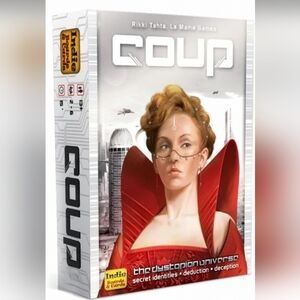 COUP The Dystopian Universe Strategy Card Game Indie Rikki Tahta New Sealed LA M